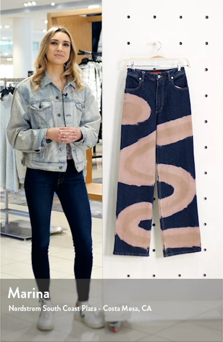 Dyed Wide Leg Jeans, sales video thumbnail