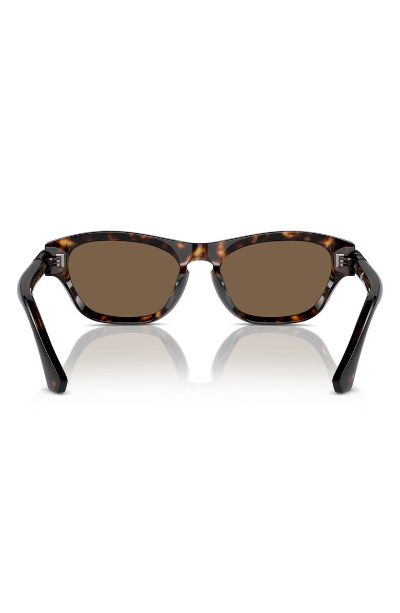 Burberry 55mm Pillow Sunglasses, Alternate, color, Dark Havana