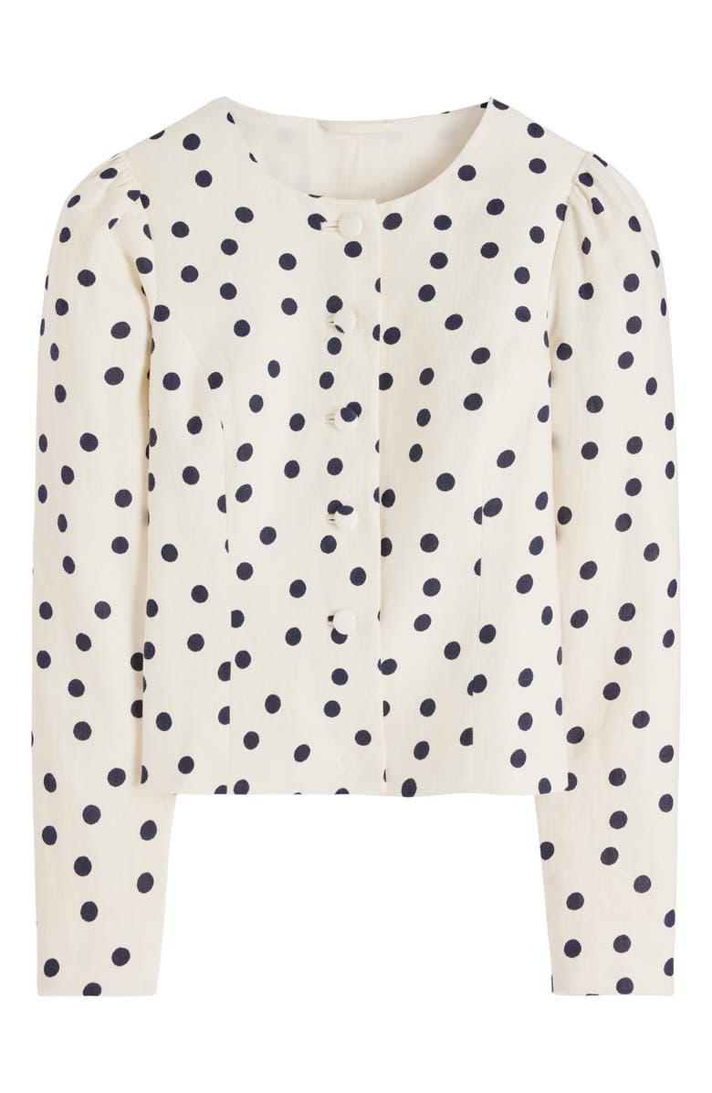 Boden Salisbury Jacket, Alternate, color, Ivory/ Painted Dot