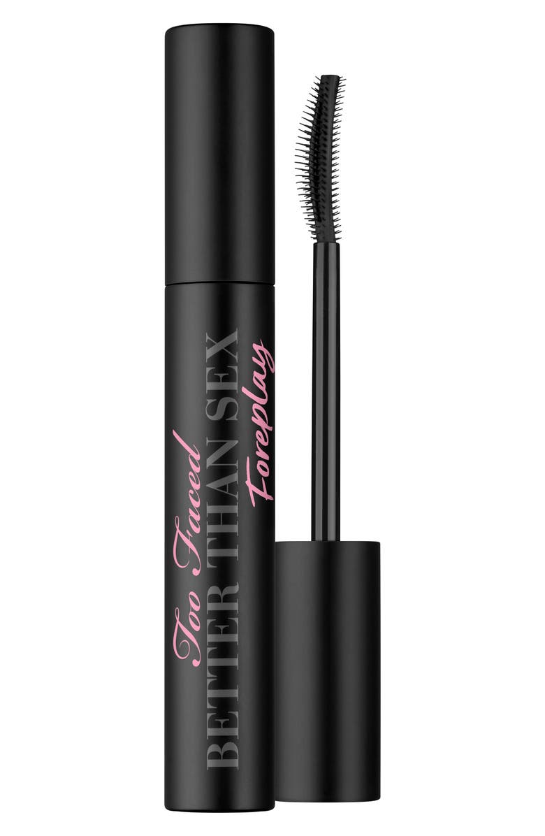 Too Faced Better Than Sex Foreplay Mascara Primer, Main, color, Pitch Black