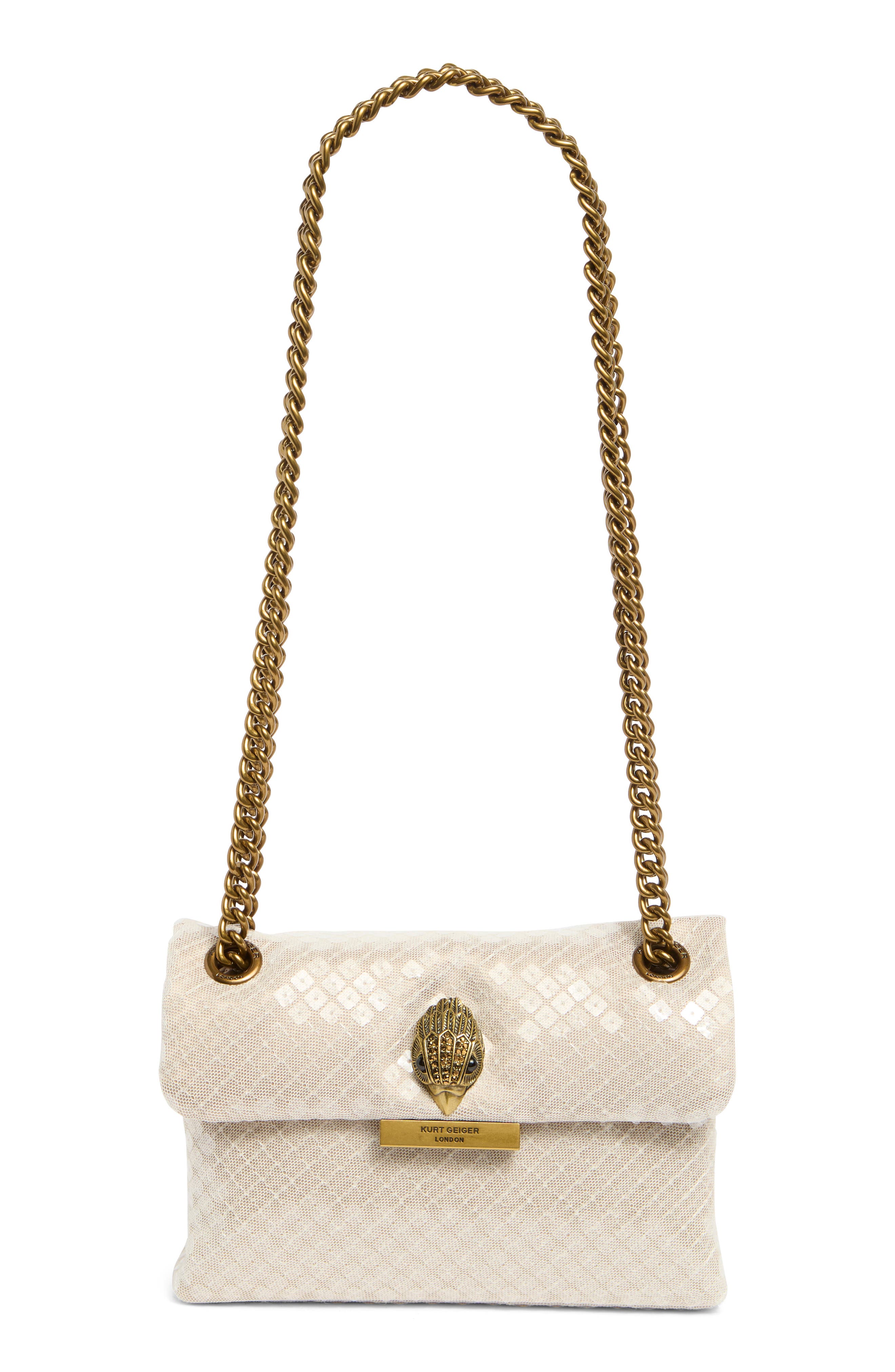 Kurt Geiger London Mini Kensington Sequins Crossbody Bag, Main, color, 