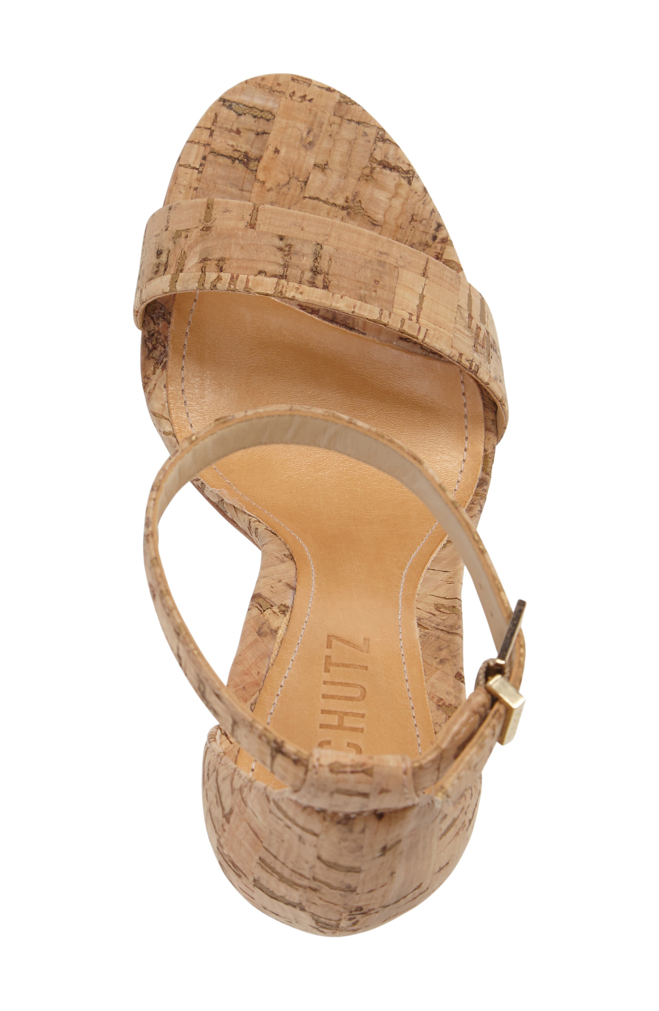 Enida Sandal, Alternate, color, NATURAL LEATHER