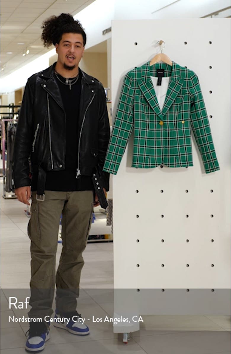 Plaid Duchess Blazer, sales video thumbnail