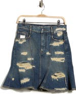 Marc Jacobs Rip & Repair Denim Miniskirt