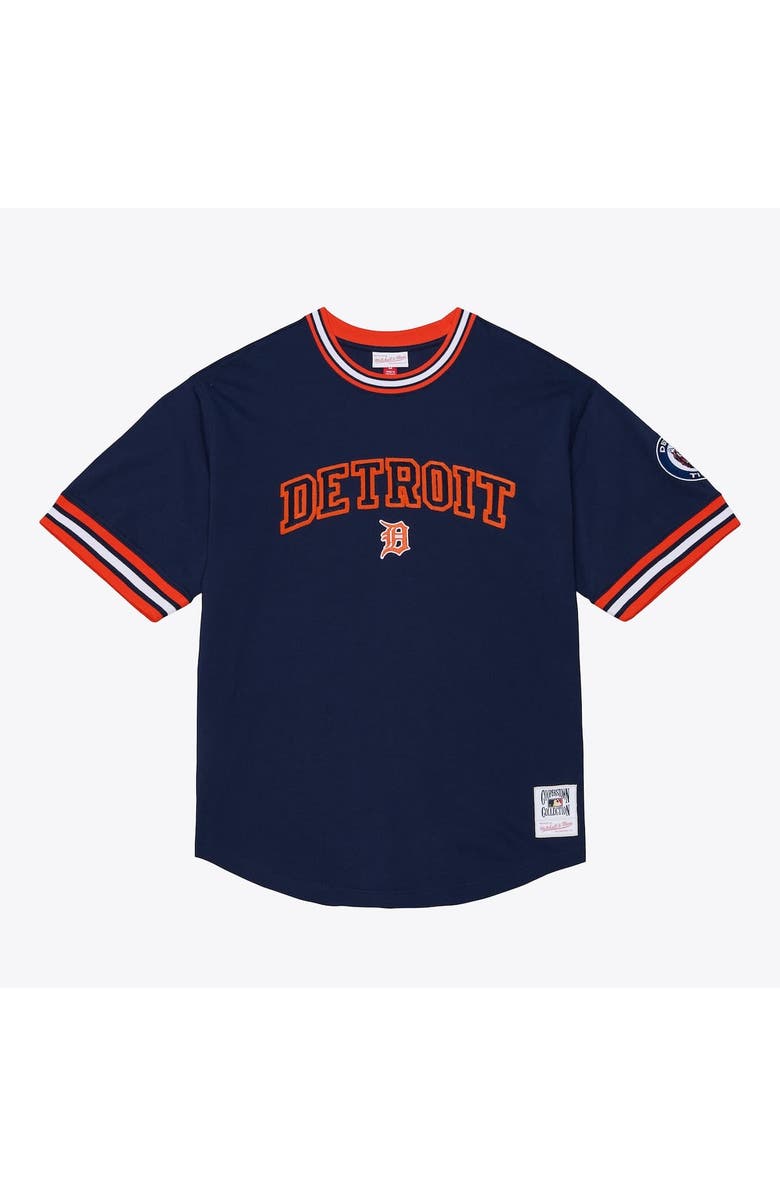 Mitchell & Ness Men's Mitchell & Ness  Navy Detroit Tigers Wild Pitch Ringer T-Shirt, Alternate, color, Navy