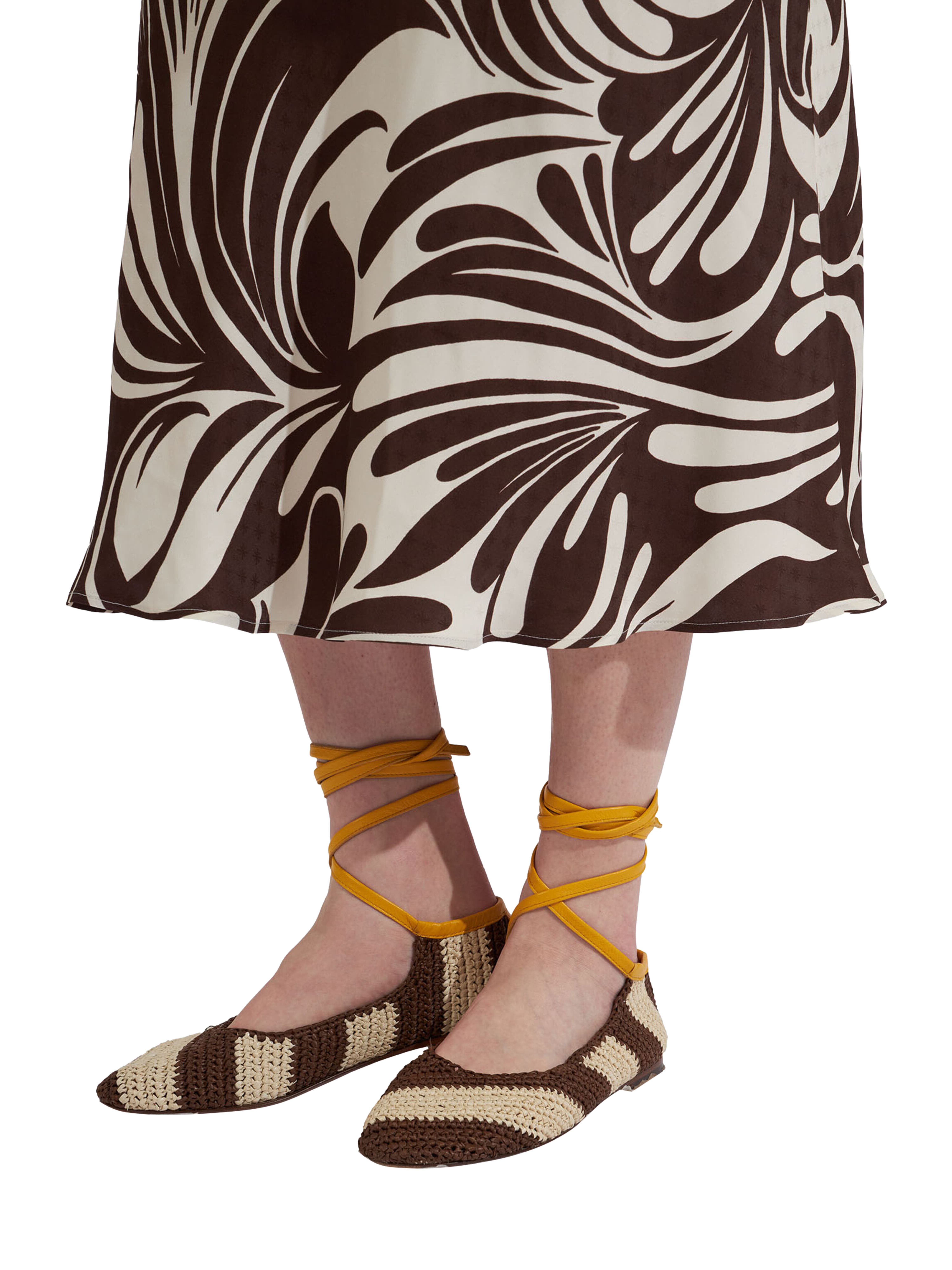 La DoubleJ Veneziana Flats Big Flower Rose Pink, Alternate, color, 