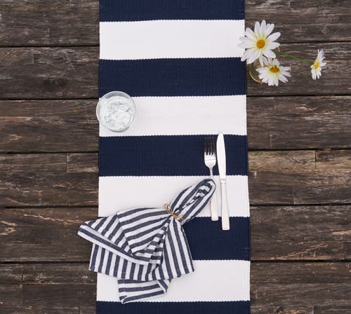 C & F Home C&f Home Cabana Stripes Runner Collection In Blue