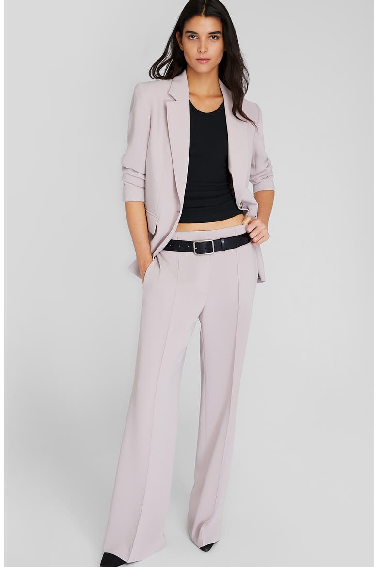 Wide Leg Crepe Pants, Alternate, color, 496 - LAVENDER/VIOLETCLAIR