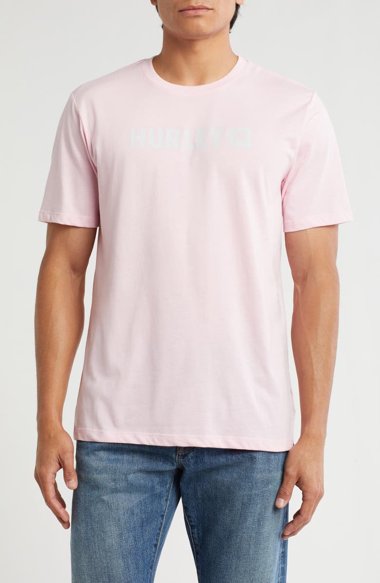 Hurley The Box Graphic T-Shirt, Main, color, Lollipop Heather
