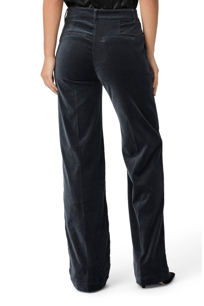 Sasha Straight Leg Velvet Pants, Alternate, color, CALICO BLUE