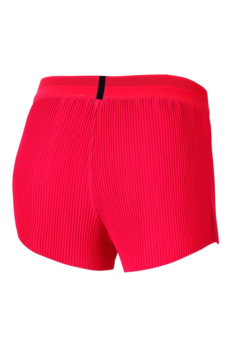 AeroSwift Dri-FIT Running Shorts, Alternate, color, BRIGHT CRIMSON/ BLACK