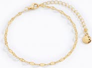 Mint & Lily Petal Chain Bracelet