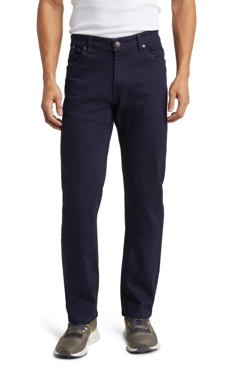 Barbell Apparel Relaxed Athletic Fit 2.0 Stretch Jeans, Main, color, 