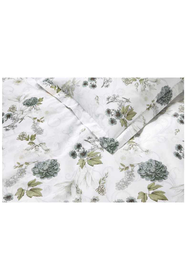 Incanto Botanical Floral Duvet Cover, Alternate, color, SLATE