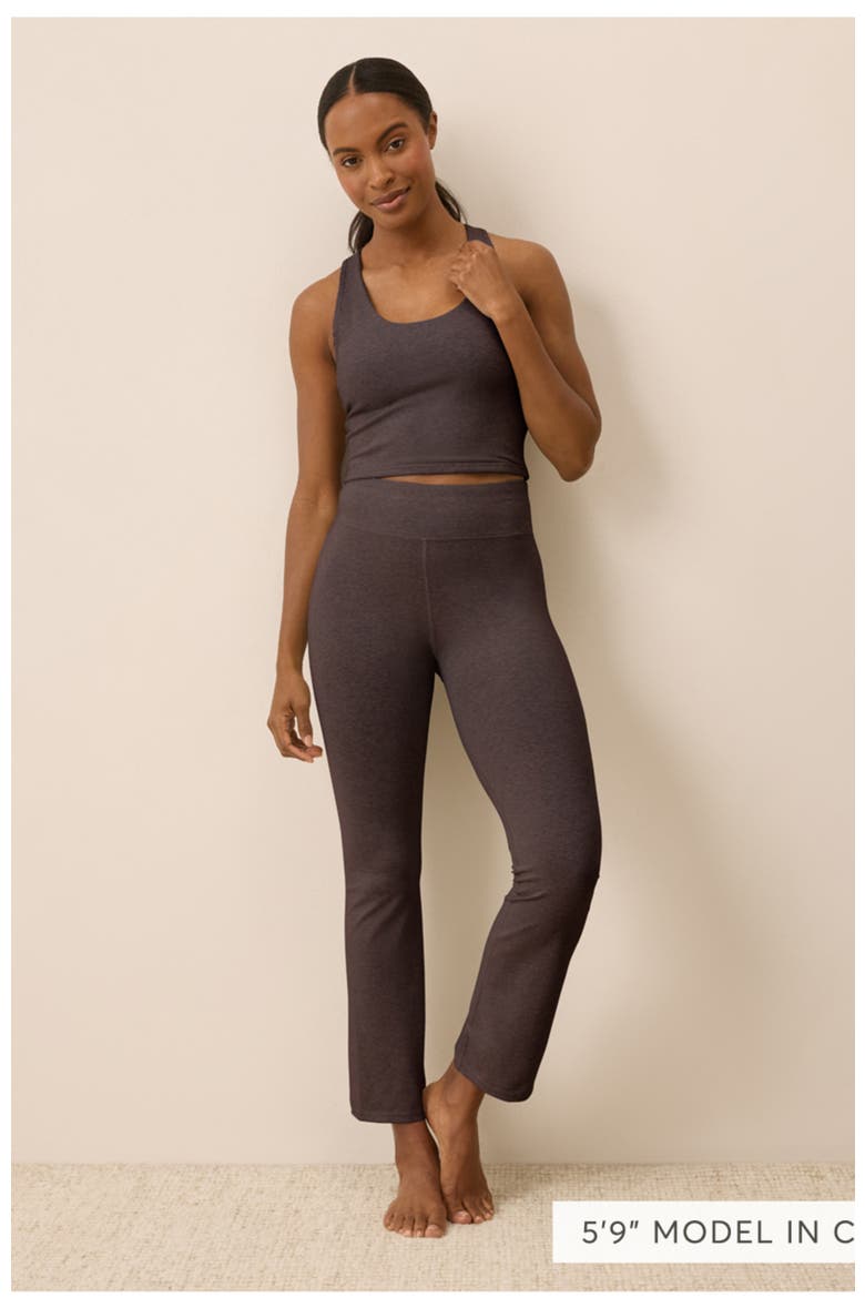 On the Go-To Bootcut Legging, Alternate, color, Chocolate Heather