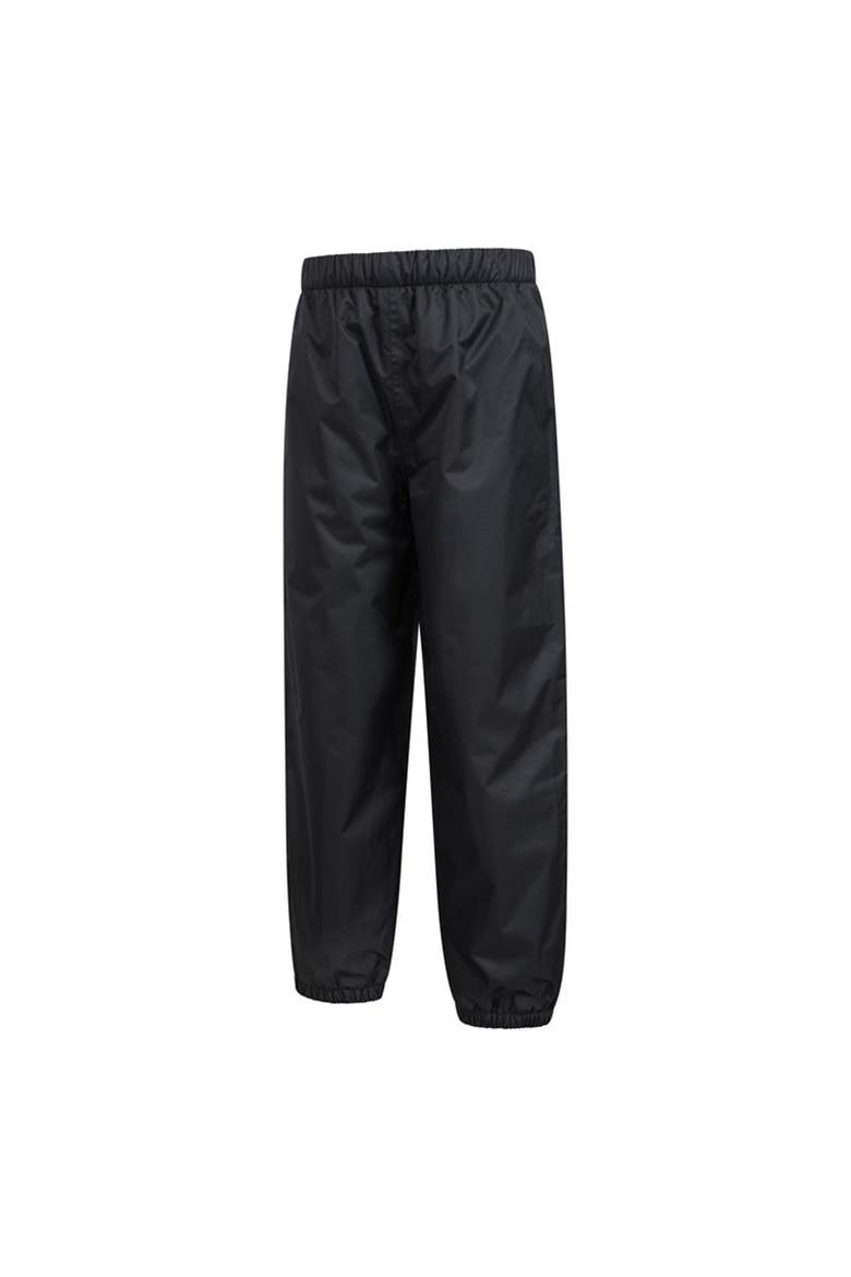 Childrens/Kids Fleece Lined Waterproof Pants, Alternate, color, Black