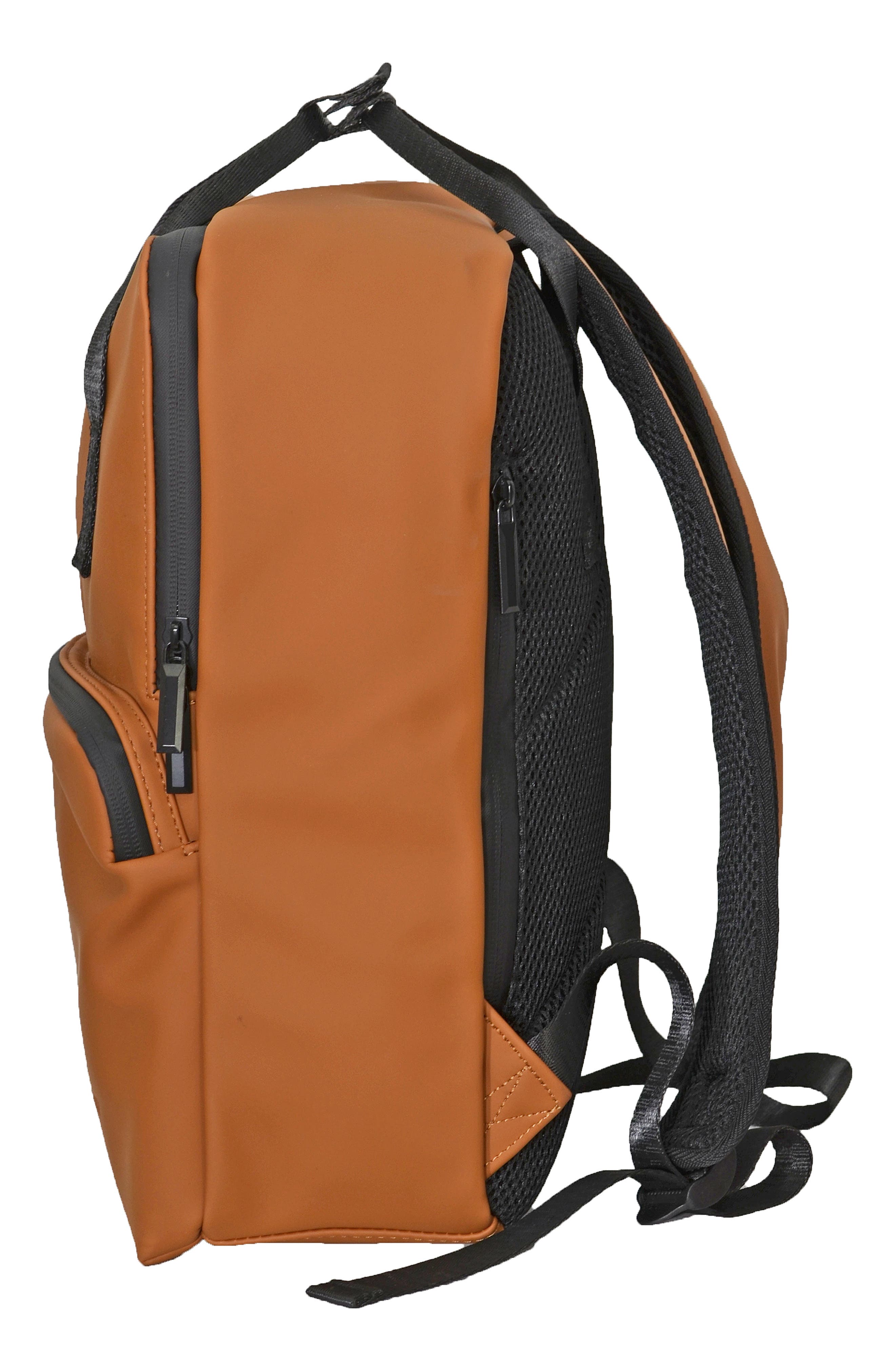 Rubberized Computer Backpack, Alternate, color, SEDONA