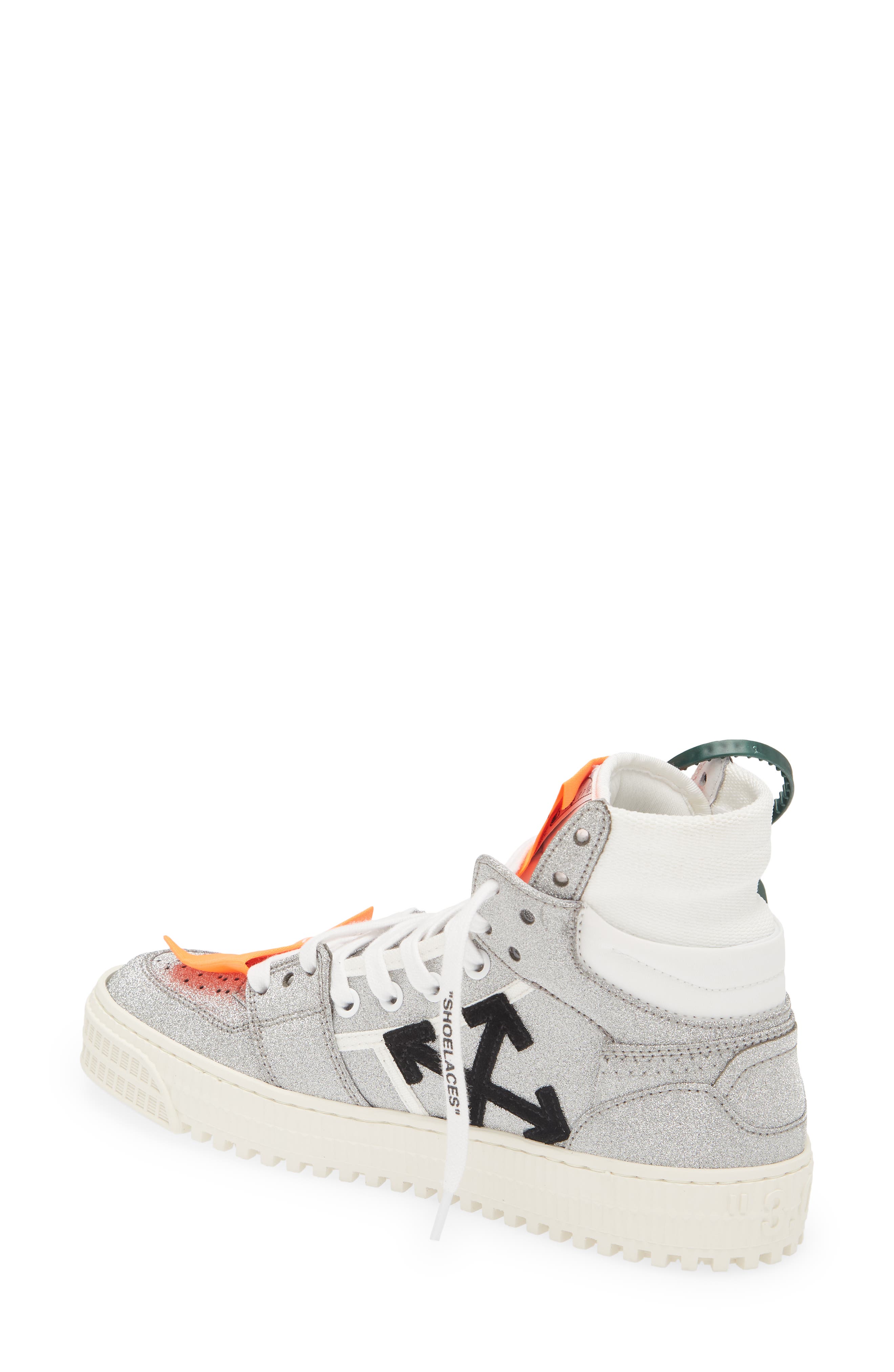 Off-White Off Court 3.0 Glitter High Top Sneaker, Alternate, color, 