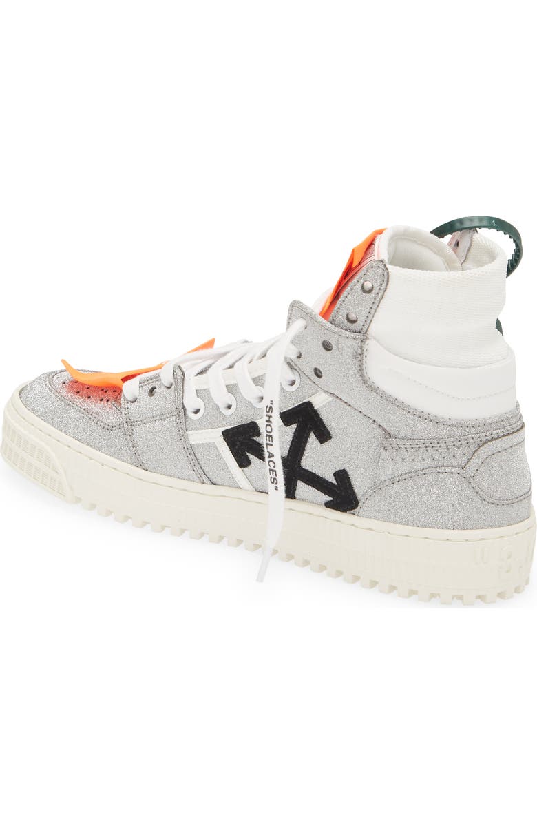 Off-White Off Court 3.0 Glitter High Top Sneaker, Alternate, color,