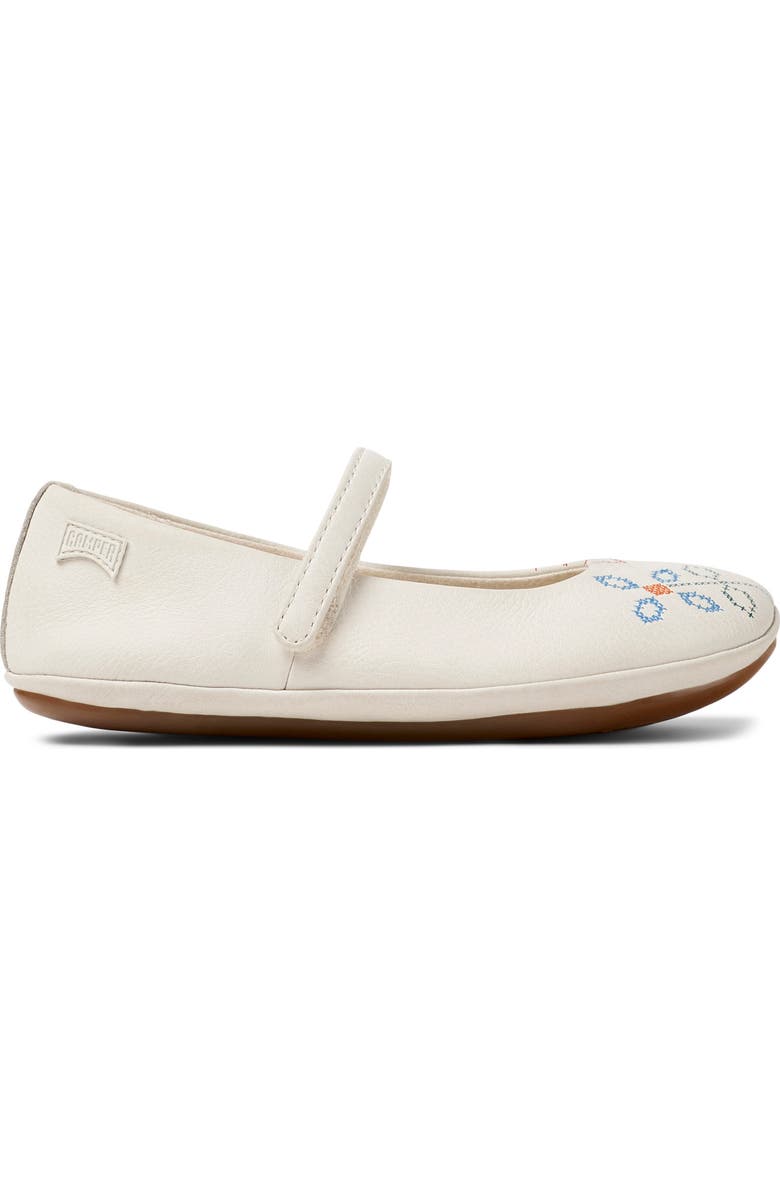 Camper Kids' Twins Mary Jane Flats, Alternate, color, White Natural