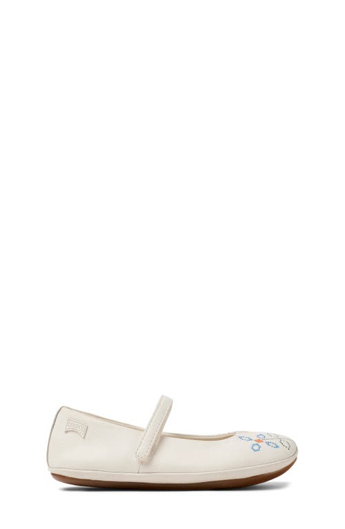 Shop Camper Kids' Twins Mary Jane Flats In White Natural