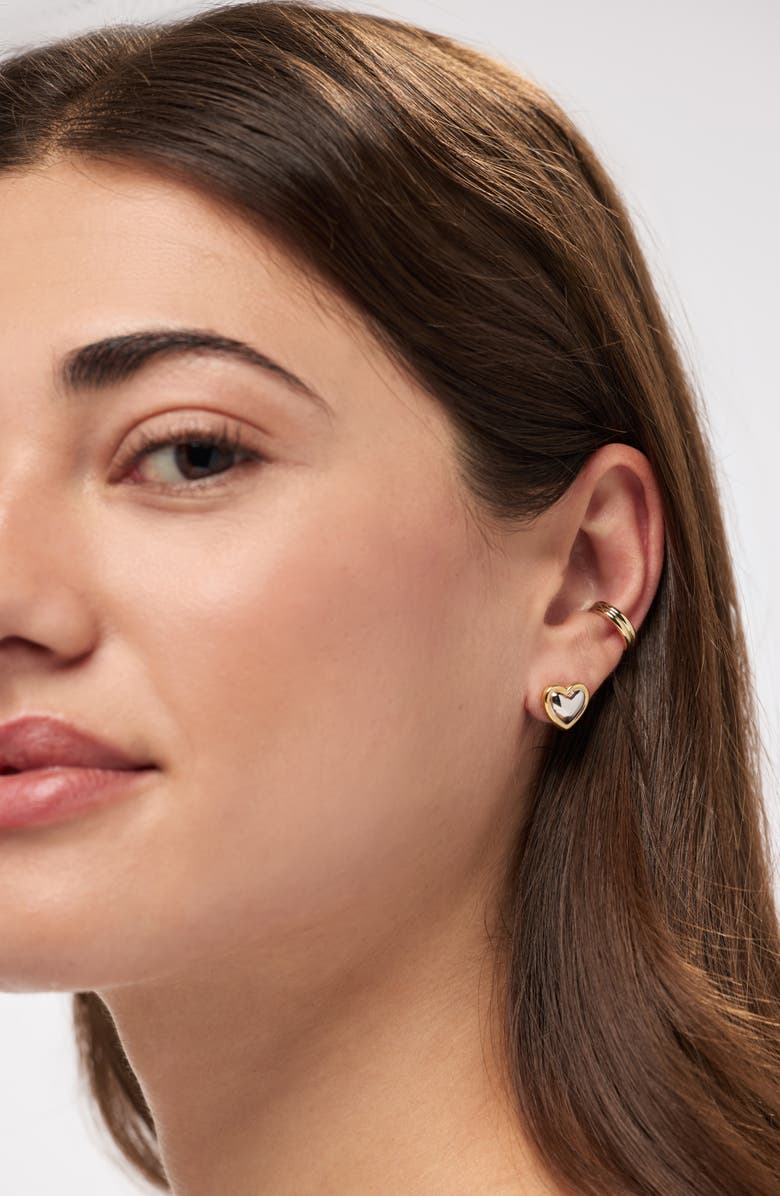 Ana Luisa Stud Earrings - Lev Studs Two Tone, Alternate, color, Two-Tone