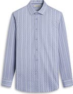 Bugatchi James OoohCotton® Mosaic Print Button-Up Shirt