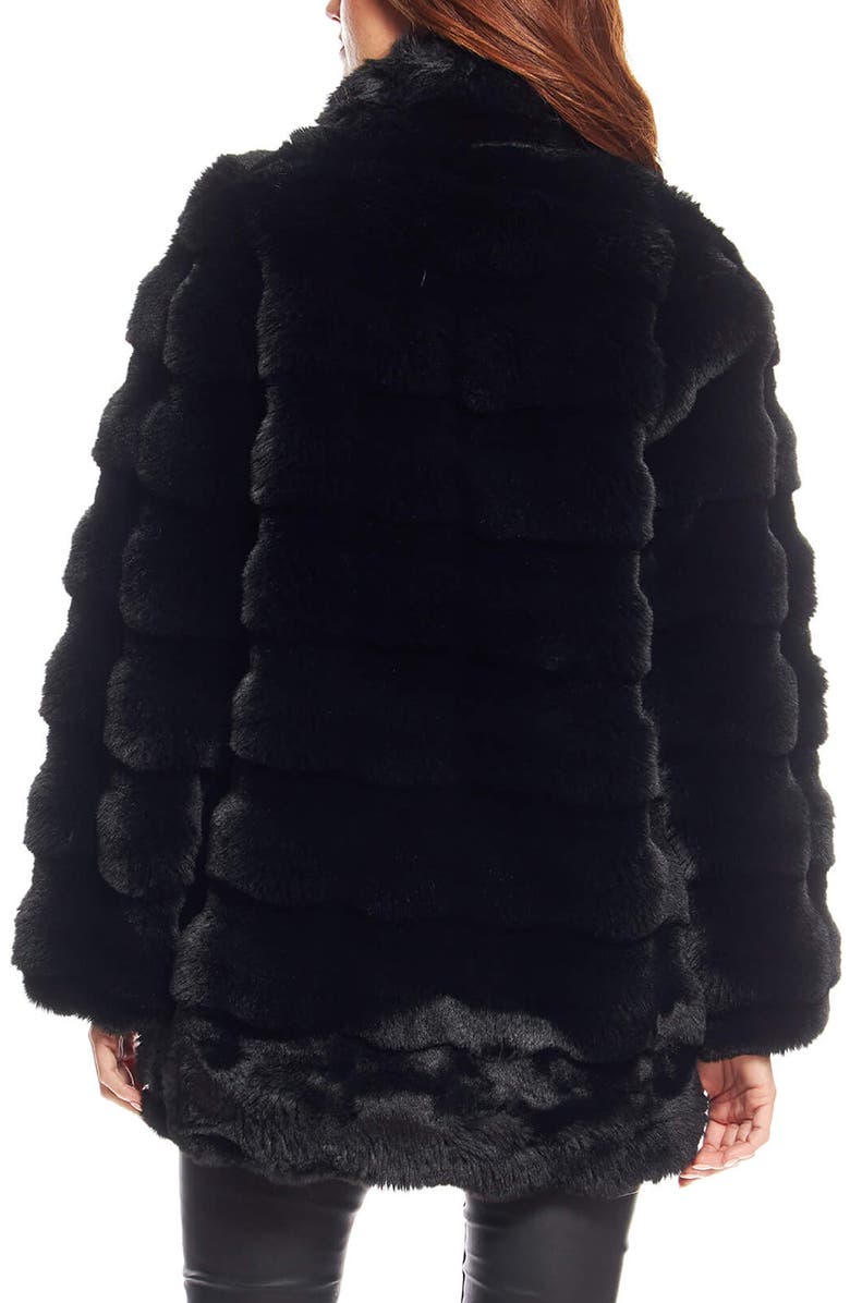 DONNA SALYERS FABULOUS FURS Rainier Reversible Faux Fur Coat, Alternate, color,
