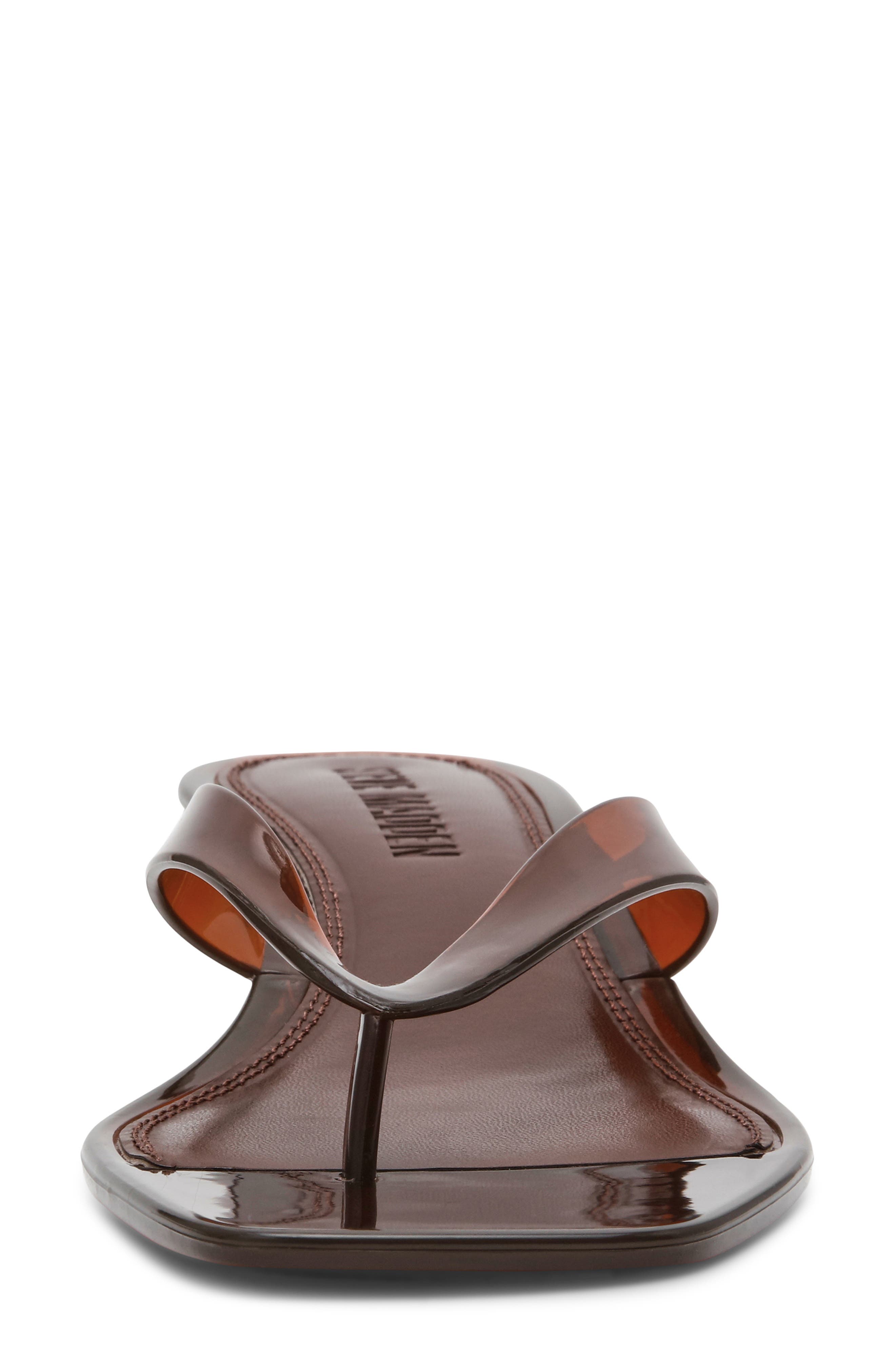 Tracie Kitten Heel Flip Flop, Alternate, color, BROWN