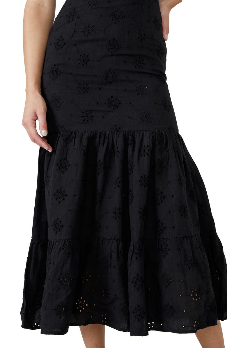 Bardot Reign Eyelet Maxi Dress, Alternate, color, 