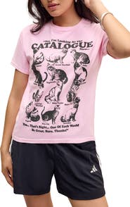 BDG Urban Outfitters Catalogue Relaxed Fit Cotton Graphic T-Shirt