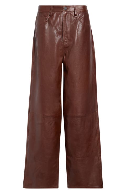 Bruun Baggy Leather Pants