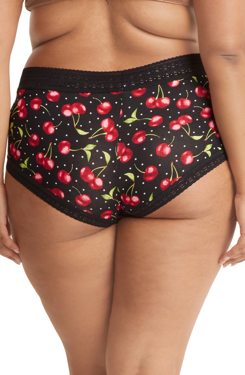 Hanky Panky Print DreamEase<sup>®</sup> Boyshorts, Alternate, color, Cherry Bomb