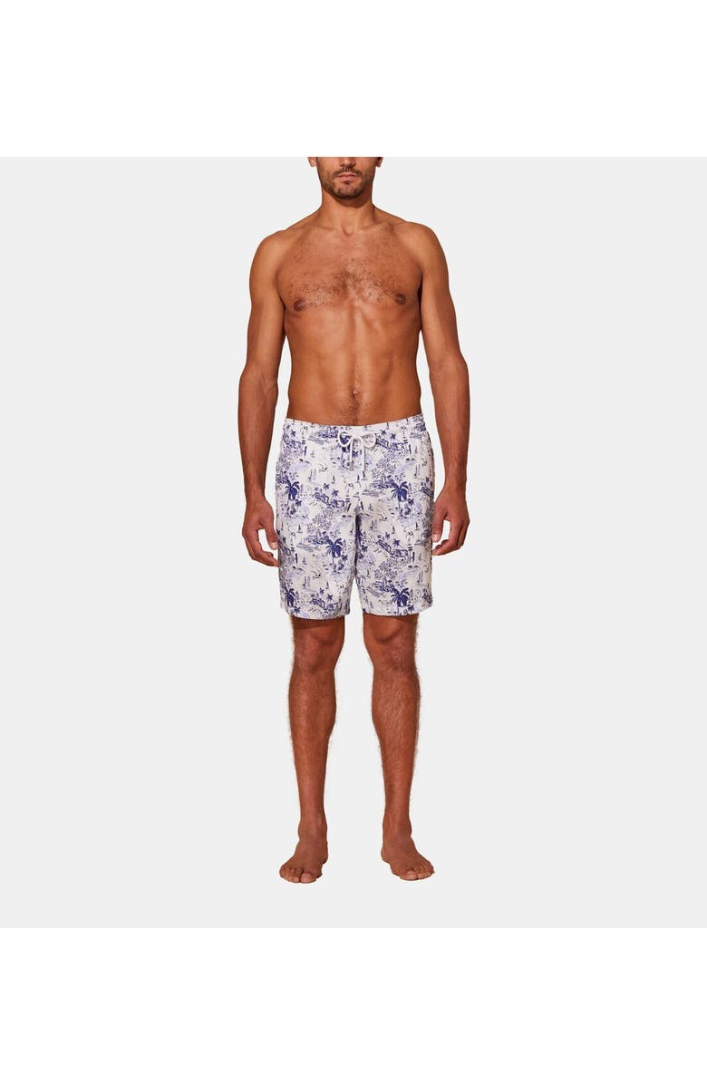 Vilebrequin Men's Riviera Linen Bermuda Shorts, Main, color, 