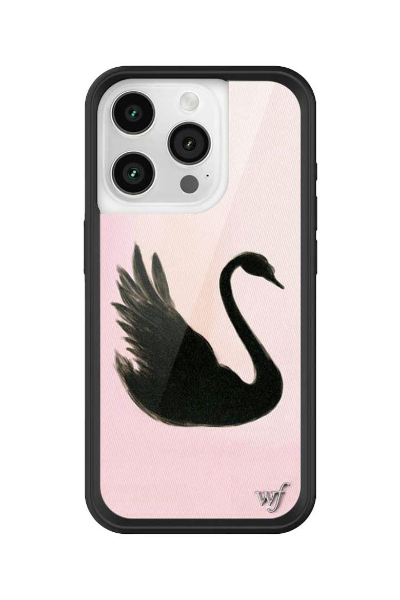 Black Swan iPhone Case, Alternate, color, Black