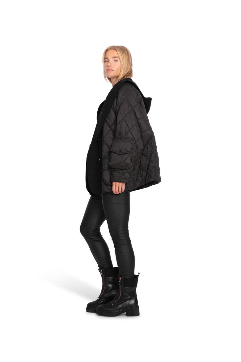 Only You Quilted Utility Jacket, Alternate, color, Black