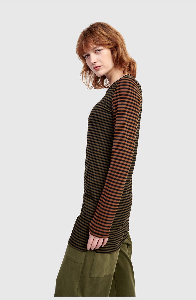 Alembika Layering Long Tee, Alternate, color, Stripes