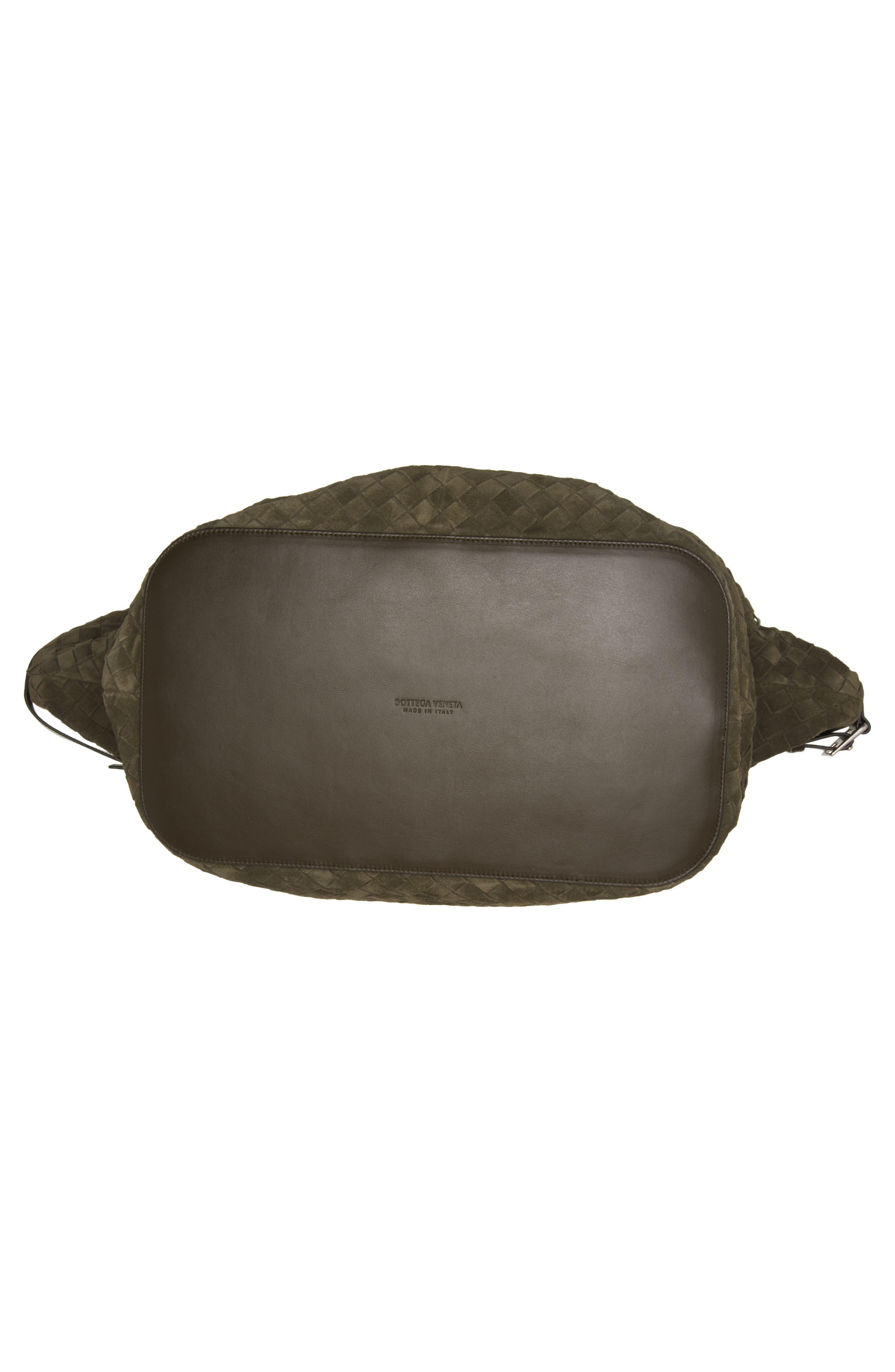 Bottega Veneta Large Intrecciato Suede Passenger Crossbody Bag, Alternate, color, 