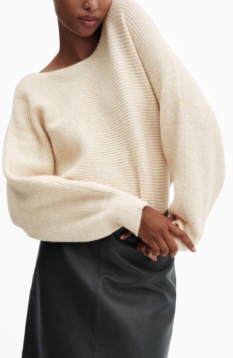 MANGO Dolman Sleeve Sweater, Alternate, color,