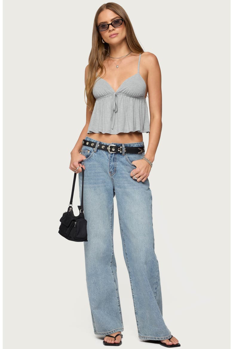 Sunrise Babydoll Camisole, Alternate, color, LIGHT-GRAY-MELANGE
