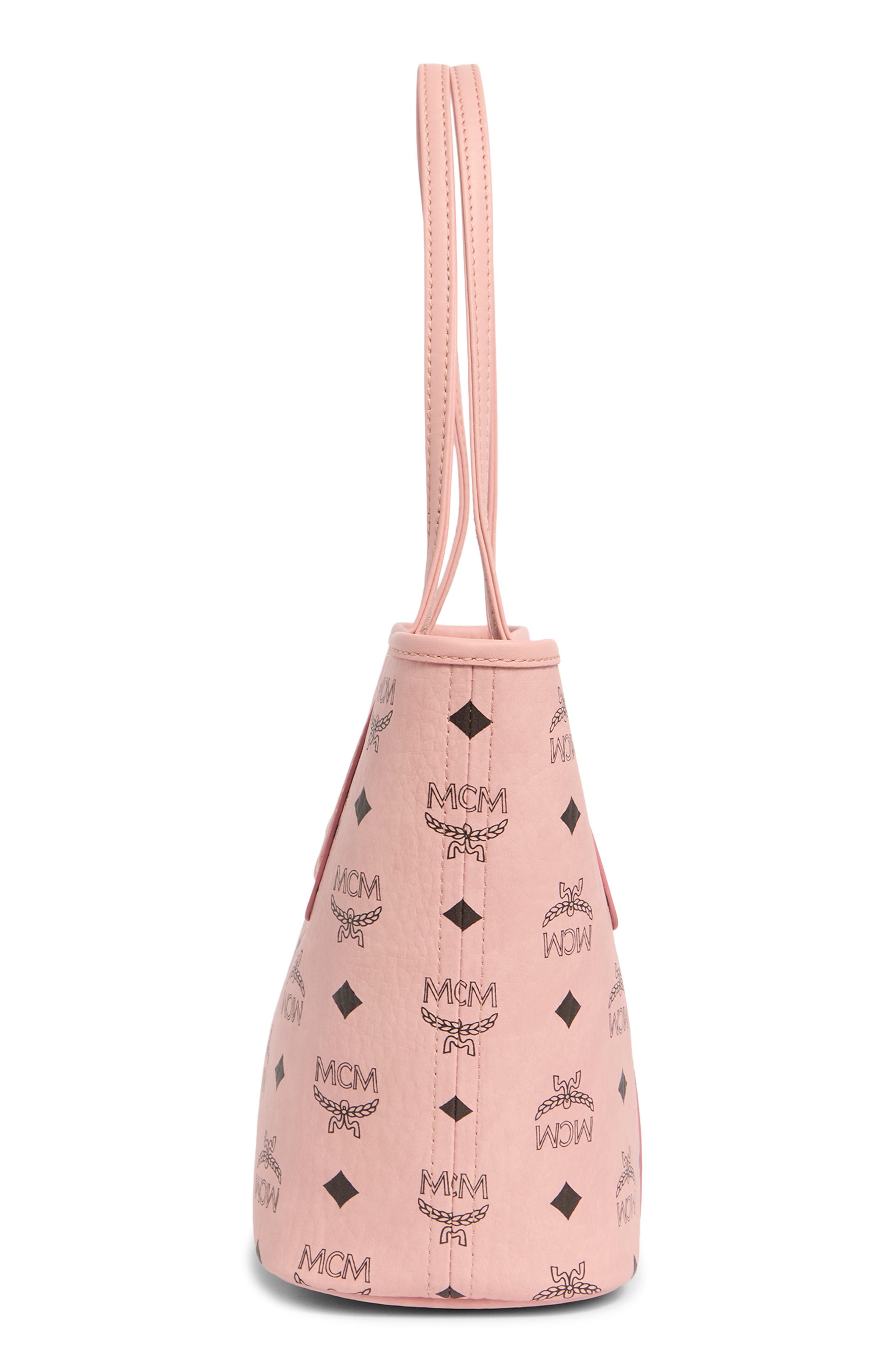 MCM Small Liz Leather Shopper, Alternate, color, 