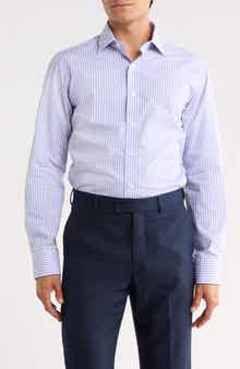 Trim Fit Box Check Dress Shirt
