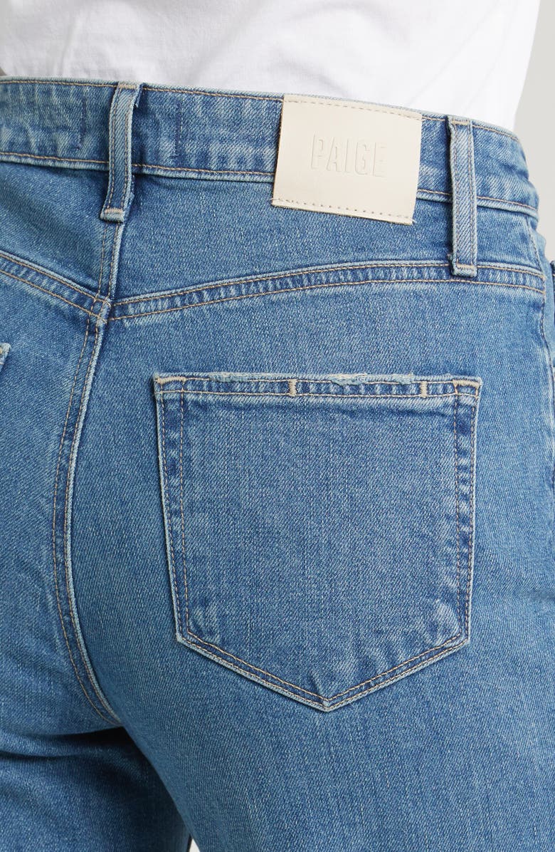 PAIGE Sarah High Waist Ankle Straight Leg Jeans, Alternate, color, Provcateur