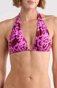 ViX Paula Hermanny Ponche Triangle Bikini Top