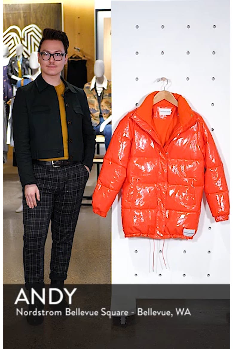Glossy Puffer Jacket video