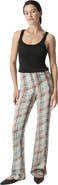 Missoni Flared Trousers In Viscose Lamé Blend With Multi-technique Knit