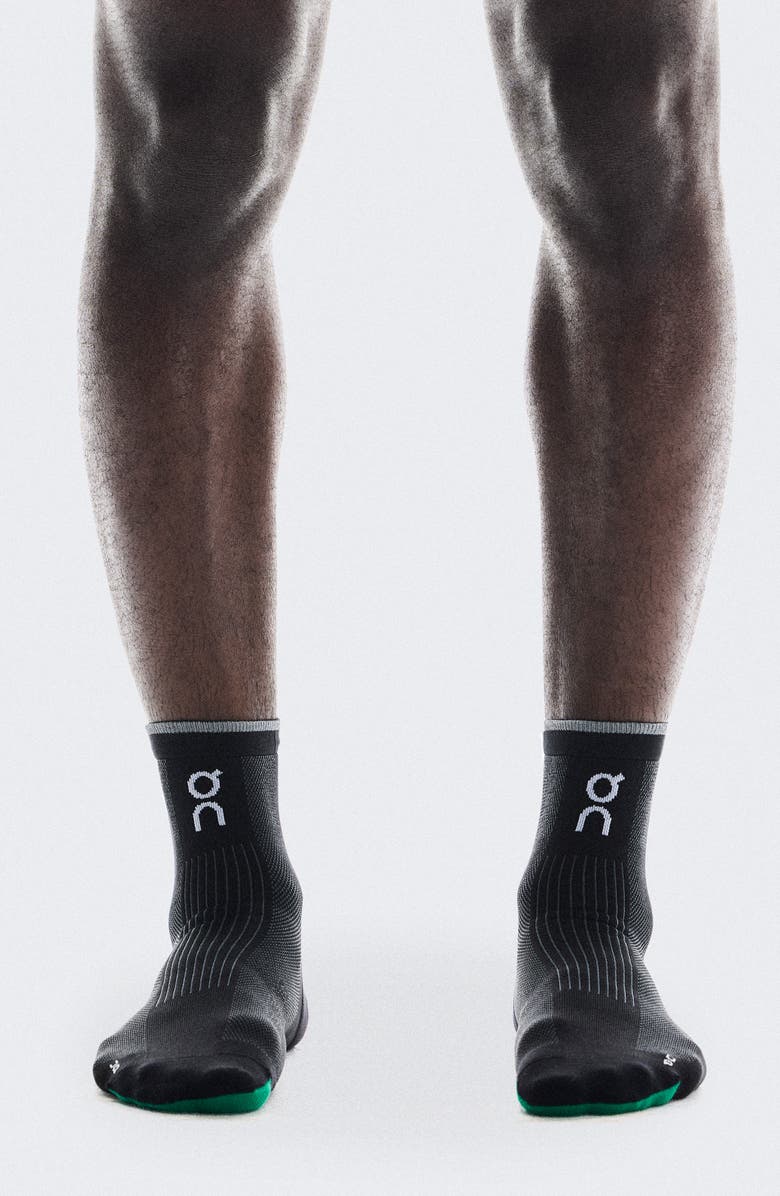 On Elite Run Quarter Socks, Alternate, color, 