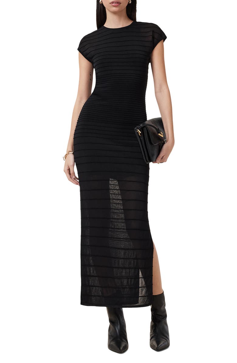 AllSaints Ivana Body-Con Dress, Main, color, 