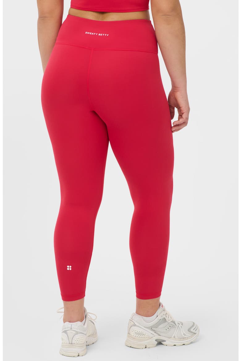 7/8 Wrap Waist Leggings, Alternate, color, CRIMSON RED