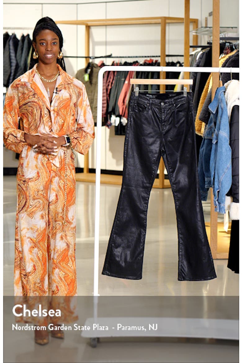 Farrah Coated High Waist Bootcut Jeans video